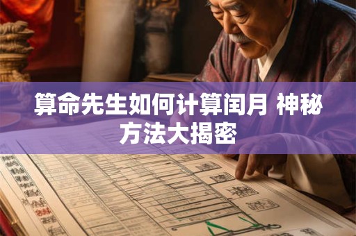 算命先生如何计算闰月 神秘方法大揭密