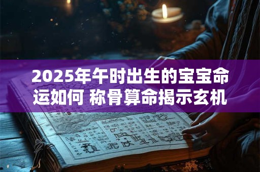 2025年午时出生的宝宝命运如何 称骨算命揭示玄机