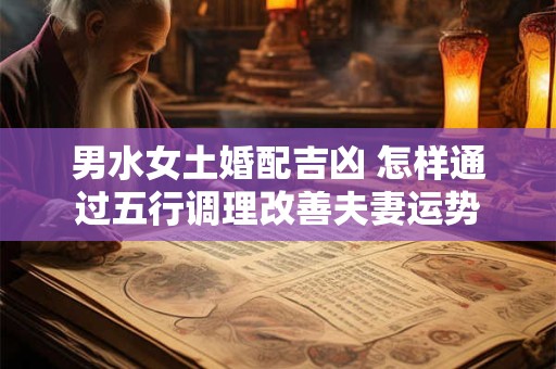 男水女土婚配吉凶 怎样通过五行调理改善夫妻运势