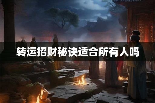 转运招财秘诀适合所有人吗