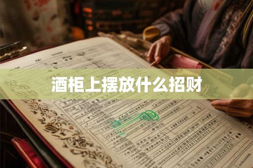 酒柜上摆放什么招财