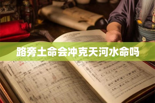 路旁土命会冲克天河水命吗