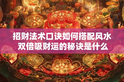 招财法术口诀如何搭配风水 双倍吸财运的秘诀是什么