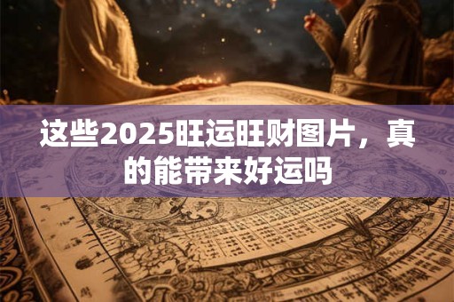 这些2025旺运旺财图片，真的能带来好运吗