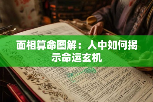 面相算命图解：人中如何揭示命运玄机