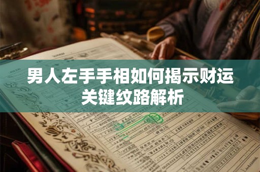 男人左手手相如何揭示财运 关键纹路解析