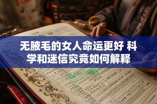无腋毛的女人命运更好 科学和迷信究竟如何解释