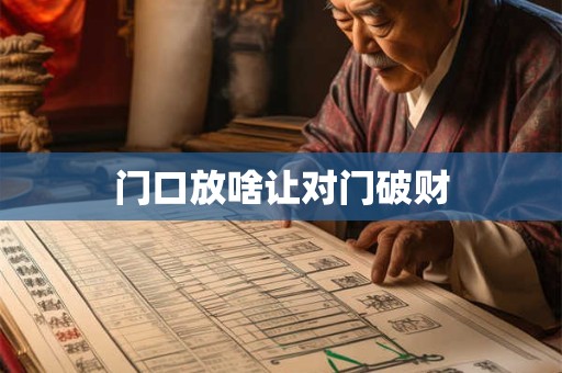 门口放啥让对门破财