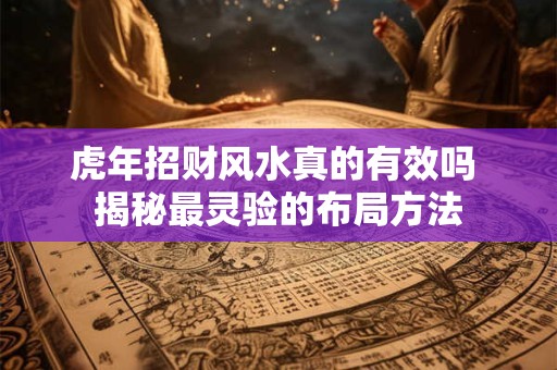 虎年招财风水真的有效吗 揭秘最灵验的布局方法