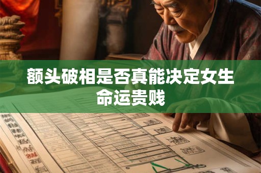 额头破相是否真能决定女生命运贵贱