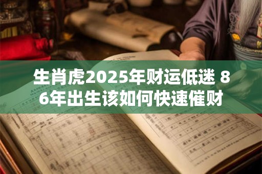 生肖虎2025年财运低迷 86年出生该如何快速催财 生肖虎2025年财运低迷 86年出生该如何快速催财