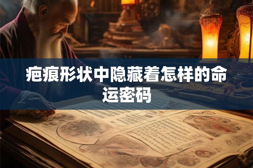 疤痕形状中隐藏着怎样的命运密码