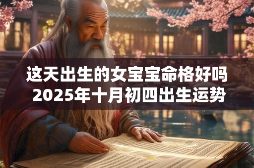 这天出生的女宝宝命格好吗 2025年十月初四出生运势分析