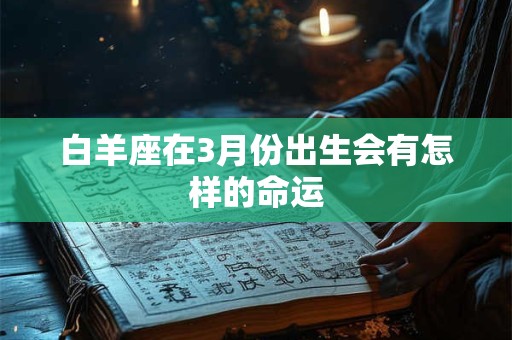 白羊座在3月份出生会有怎样的命运