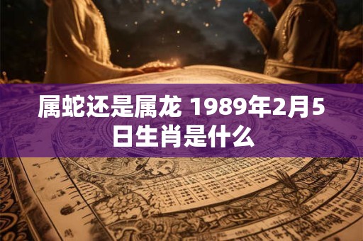 属蛇还是属龙 1989年2月5日生肖是什么