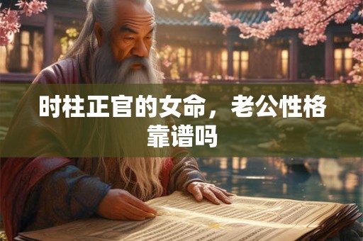时柱正官的女命，老公性格靠谱吗