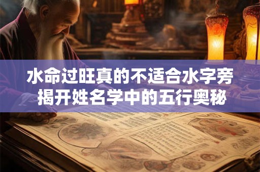 水命过旺真的不适合水字旁 揭开姓名学中的五行奥秘