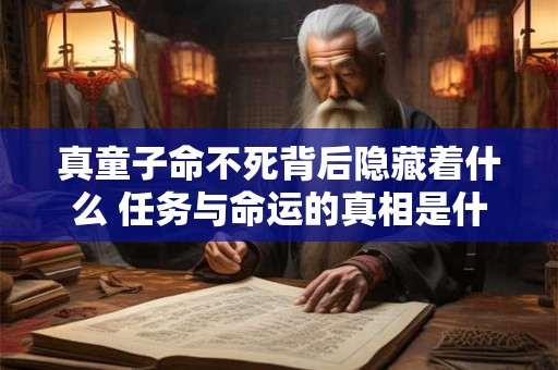 真童子命不死背后隐藏着什么 任务与命运的真相是什么