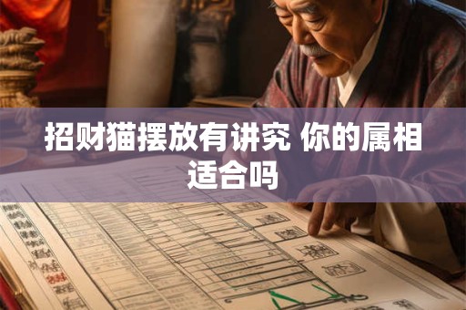 招财猫摆放有讲究 你的属相适合吗