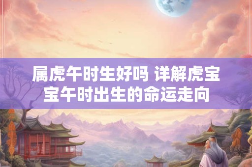 属虎午时生好吗 详解虎宝宝午时出生的命运走向