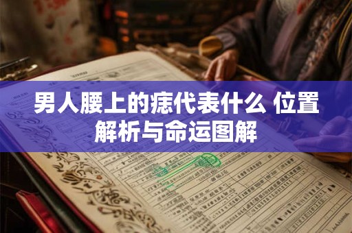 男人腰上的痣代表什么 位置解析与命运图解