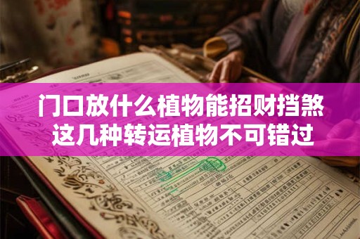 门口放什么植物能招财挡煞 这几种转运植物不可错过