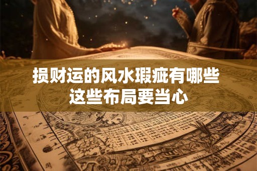 损财运的风水瑕疵有哪些 这些布局要当心