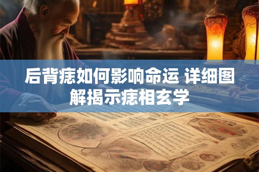 后背痣如何影响命运 详细图解揭示痣相玄学