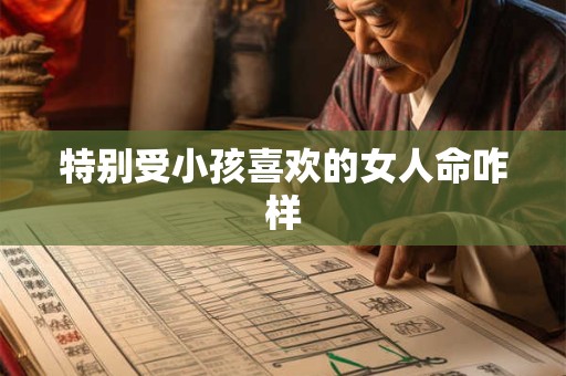 特别受小孩喜欢的女人命咋样
