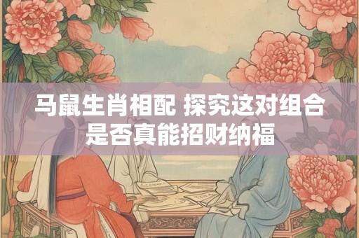 马鼠生肖相配 探究这对组合是否真能招财纳福