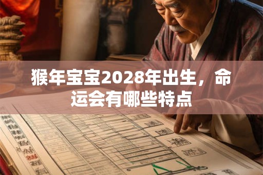 猴年宝宝2028年出生，命运会有哪些特点