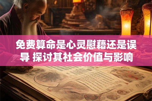 免费算命是心灵慰藉还是误导 探讨其社会价值与影响