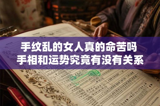 手纹乱的女人真的命苦吗 手相和运势究竟有没有关系