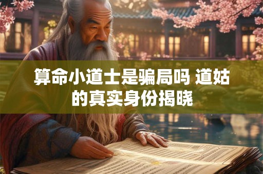 算命小道士是骗局吗 道姑的真实身份揭晓