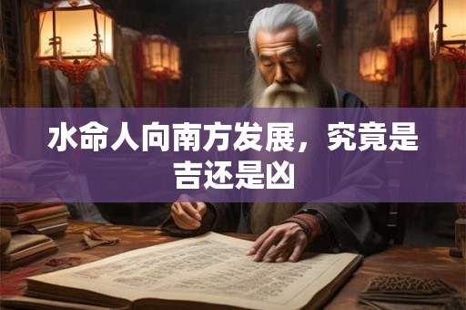 水命人向南方发展，究竟是吉还是凶