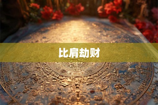 比肩劫财