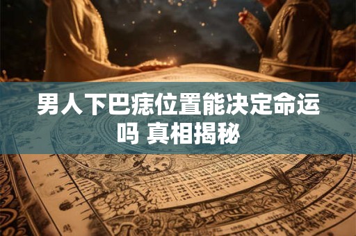 男人下巴痣位置能决定命运吗 真相揭秘