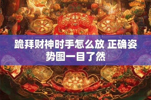 跪拜财神时手怎么放 正确姿势图一目了然