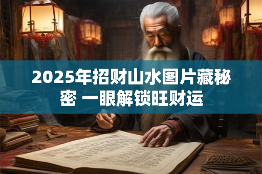 详细阅读:2025年招财山水图片藏秘密 一眼解锁旺财运 2025年招财山水图片藏秘密 一眼解锁旺财运