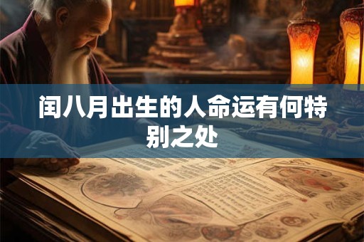 详细阅读:闰八月出生的人命运有何特别之处 闰八月出生的人命运有何特别之处