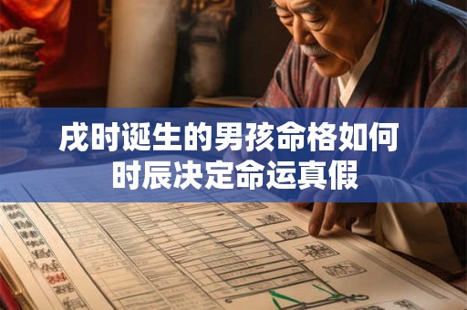 戌时诞生的男孩命格如何 时辰决定命运真假