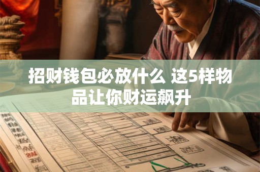 招财钱包必放什么 这5样物品让你财运飙升