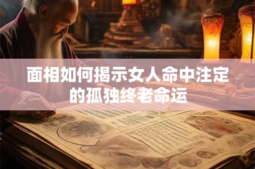 面相如何揭示女人命中注定的孤独终老命运