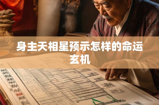 身主天相星预示怎样的命运玄机