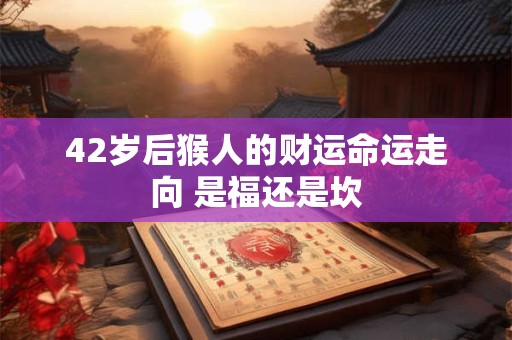 42岁后猴人的财运命运走向 是福还是坎