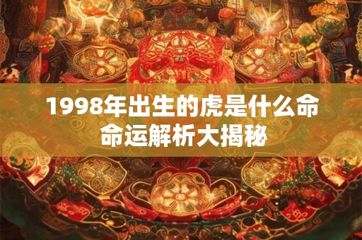 1998年出生的虎是什么命 命运解析大揭秘