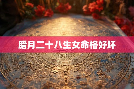 腊月二十八生女命格好坏