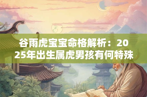 谷雨虎宝宝命格解析：2025年出生属虎男孩有何特殊命理