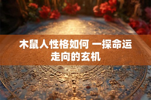 木鼠人性格如何 一探命运走向的玄机