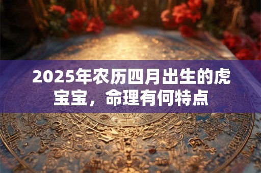2025年农历四月出生的虎宝宝，命理有何特点